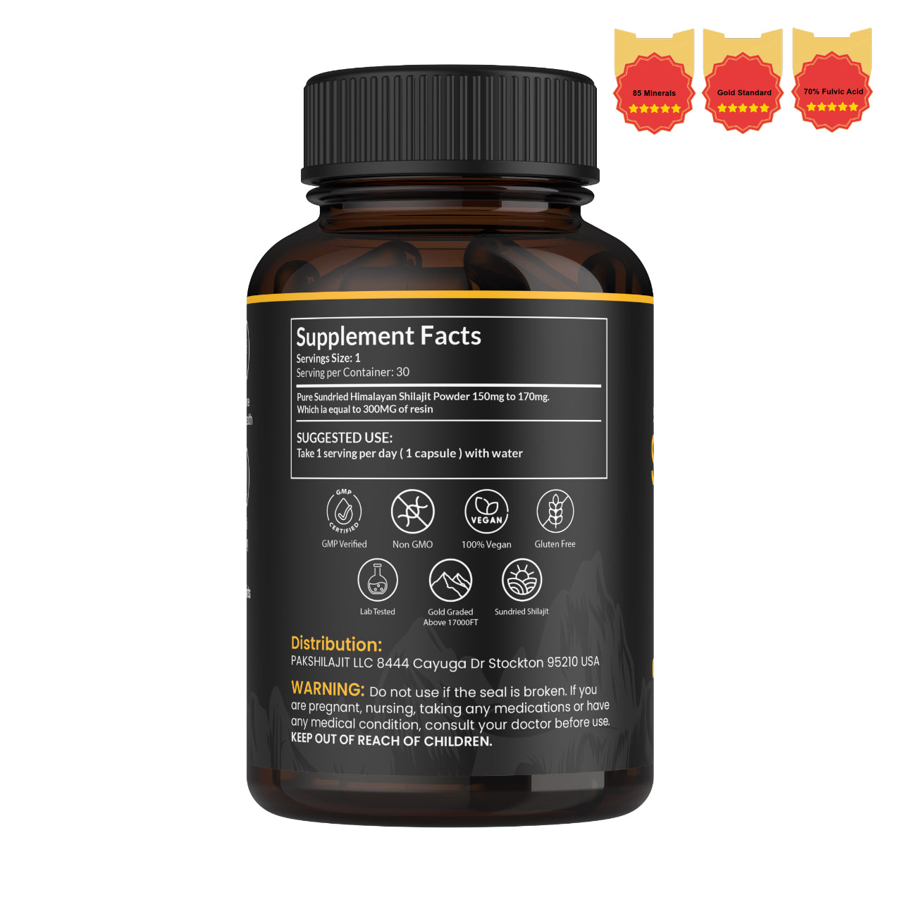 Shilajit capsules